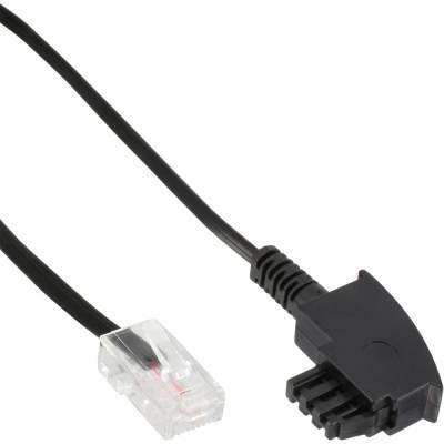 InLine® TAE-F Kabel für DSL-Router TAE-F Stecker an RJ45 8P2C 10m