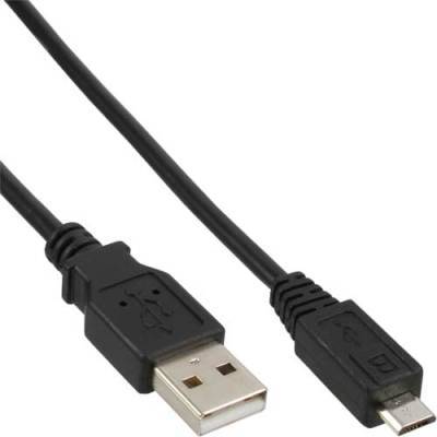 Anschlusskabel USB 2.0 Stecker A an Stecker Micro B schwarz 1m Good Connections®