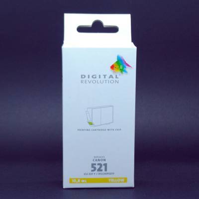 kompatible Tinte Canon CLI-521Y DigitalRev 9ml Yellow