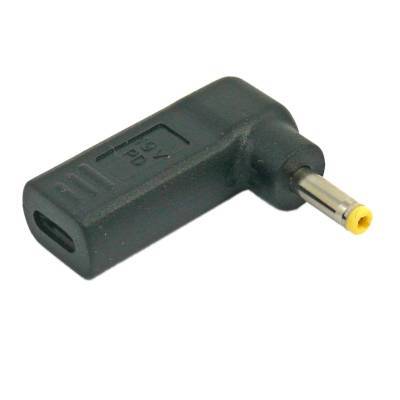USB-C PD Buchse auf 4.0x1.7mm 90° HP Adapt