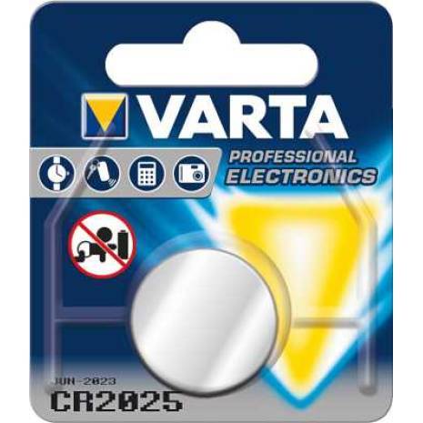 Batterie CR-2025 Knopfzelle Varta