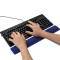 Mousepad Tastatur-Pad blau Gel Handballenauflage 464x60x23mm