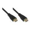 Anschlusskabel High-Speed-HDMI-Kabel mit Ethernet vergoldete Stecker sch