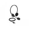 Kopfhörer USB Stereo Headset mit Lautstärkeregler für PC und Notebook - Ultra-Leicht,