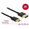 Kabel High Speed HDMI mit Ethernet Stecker A an Stecker Mini-C 3D 4K Sl