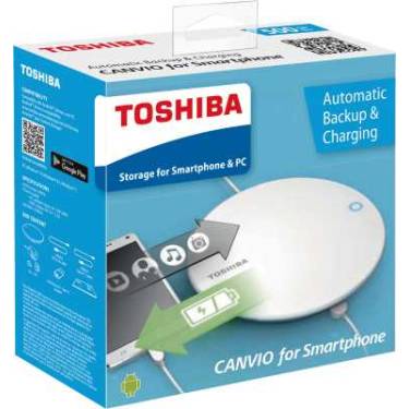 USB-Festplatte 500GB Toshiba Canvio weiß +Powerban