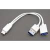 Kabel USB-C OTG mit Stromversorgung USB-A
