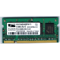 Notebookspeicher 512MB SODIMM PC667 DDR2 ProMOS/HP
