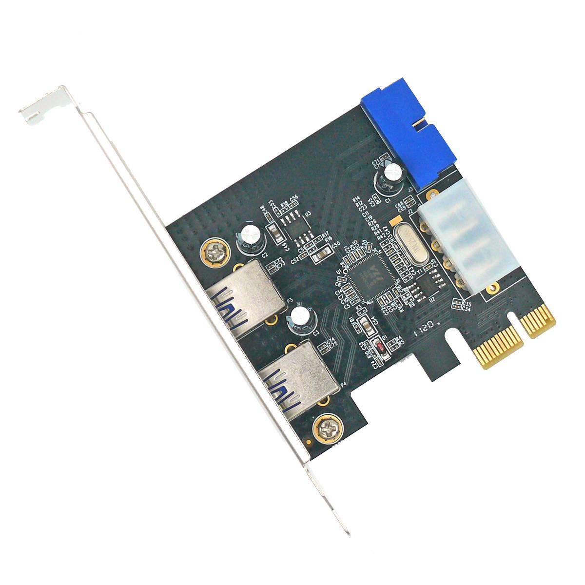 USB3.0 Controller 2x + Header PCIe