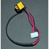 Acer/Compaq Netzbuchse mit Kabel gelb