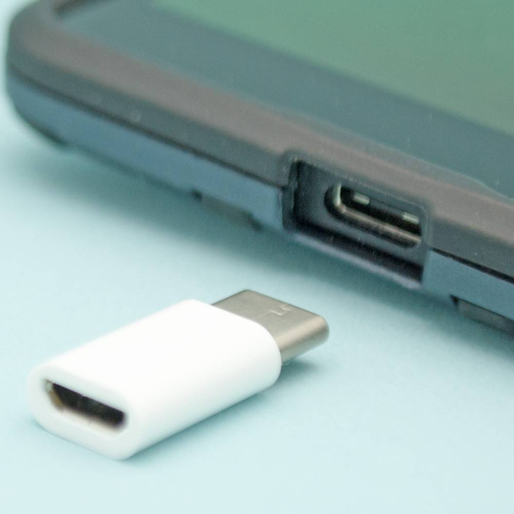 USB2 micro Buchse auf USB-C 3.0 Stecker