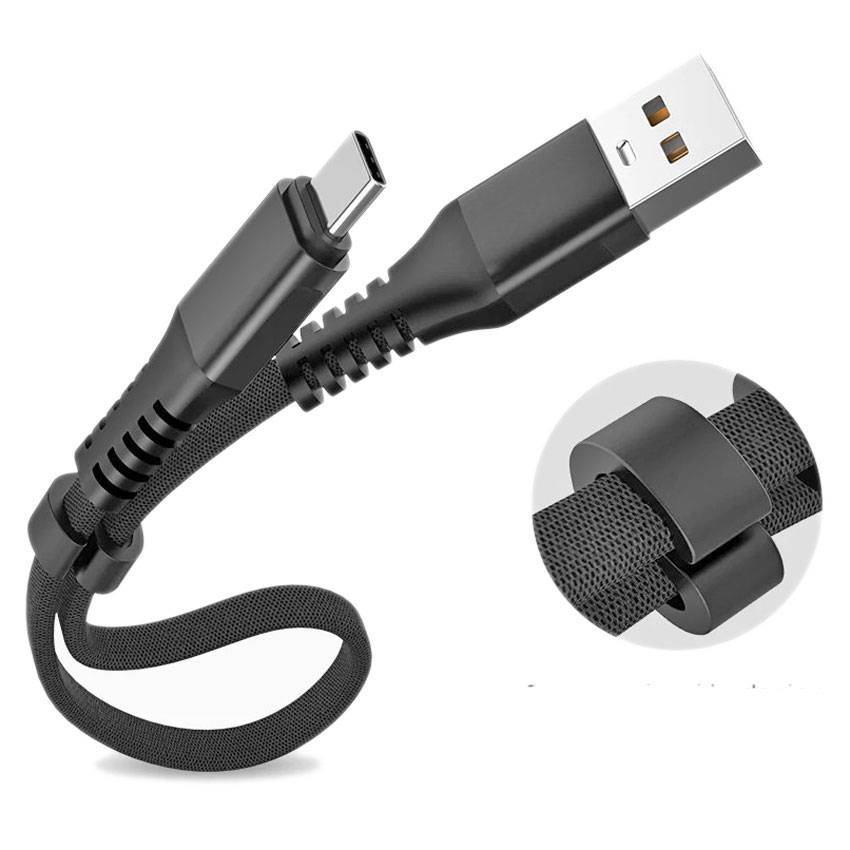 USB-C auf A 3.0 Kabel 0,3m 3A schwarz