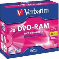 Rohling DVD-RAM 4,7 GB Verbatim 3x
