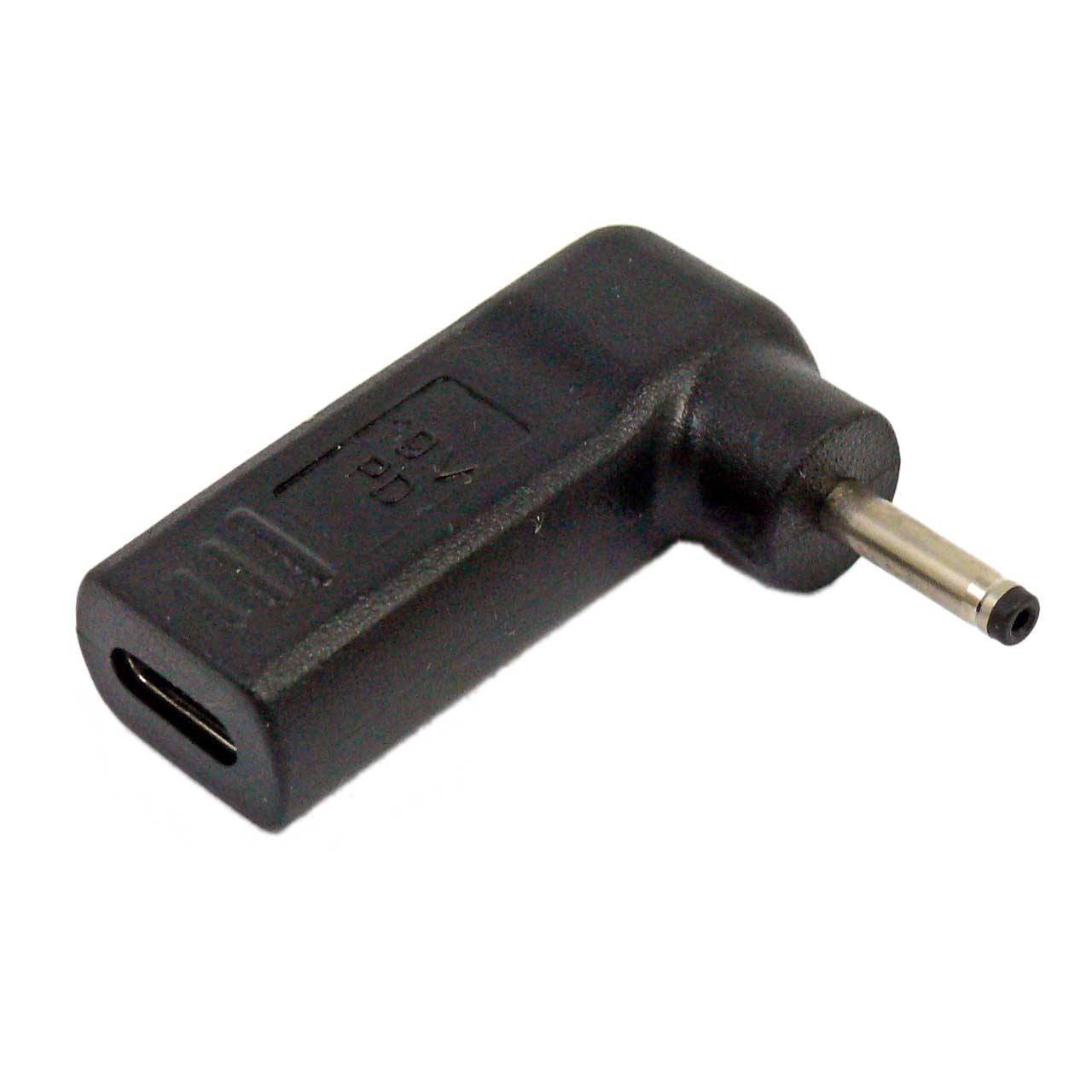 USB-C PD Buchse auf 4.0x1.35mm 90° Asus 65W
