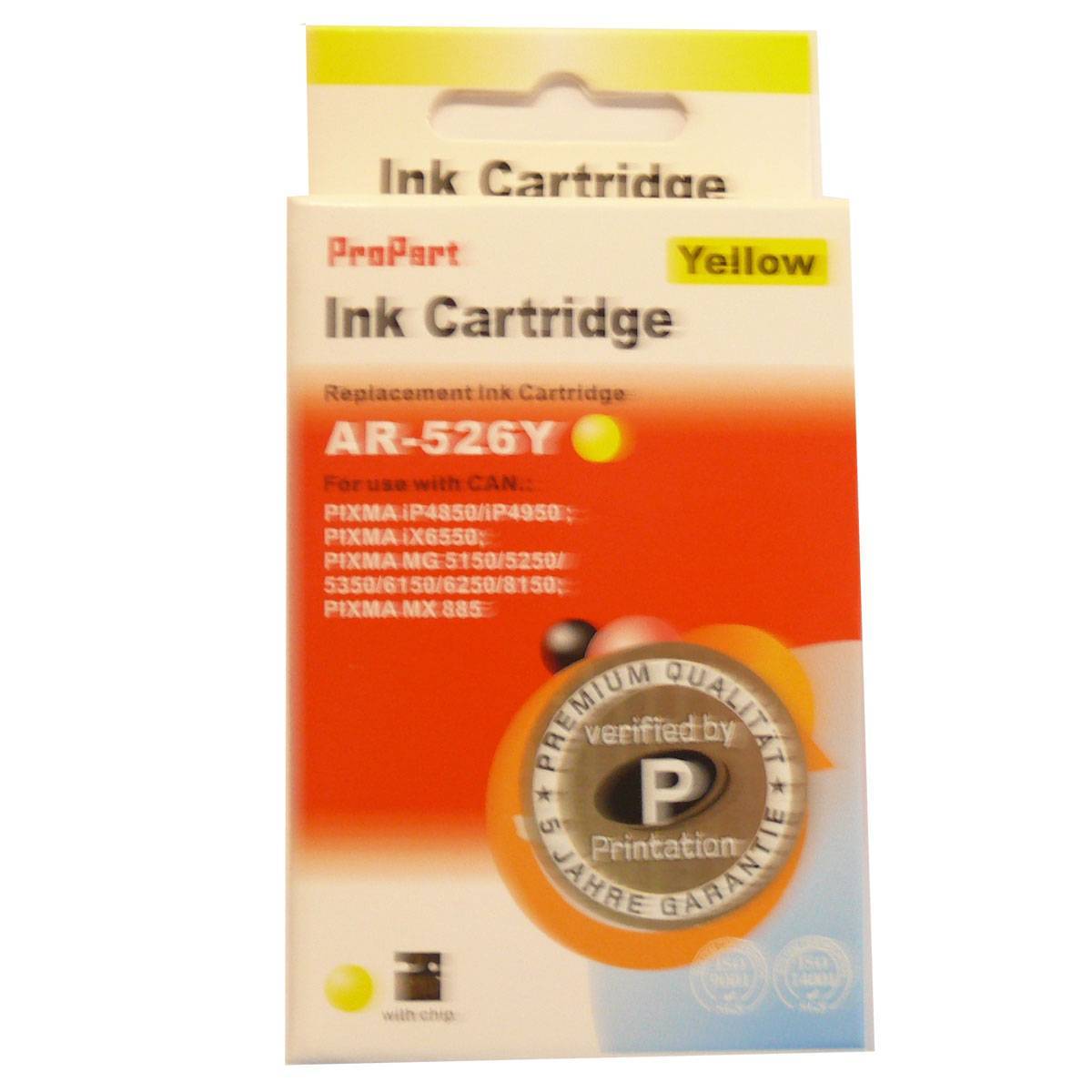 kompatible Tinte Canon CLI-526Y Printation Yellow