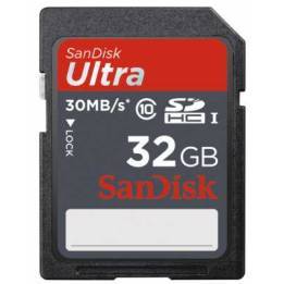 SD Speicherkarte 32GB Sandisk SDHC UHS-I 80MB