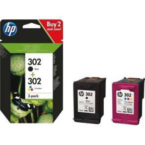 HP 302 Doppelpack 1xschwarz +1xcolor