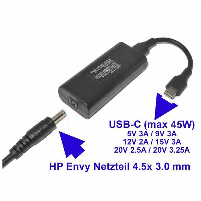DC Stecker Adapter 4.5x3.0mm auf USB-C