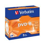 Rohling DVD-R 4,7 Verbatim 16x 5er JC