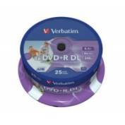 Rohling DVD+R 8,5 Verbatim Print. 25er Spind