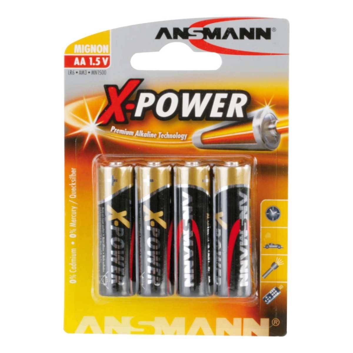 Batterie AA Mignon 4er Ansman XPower