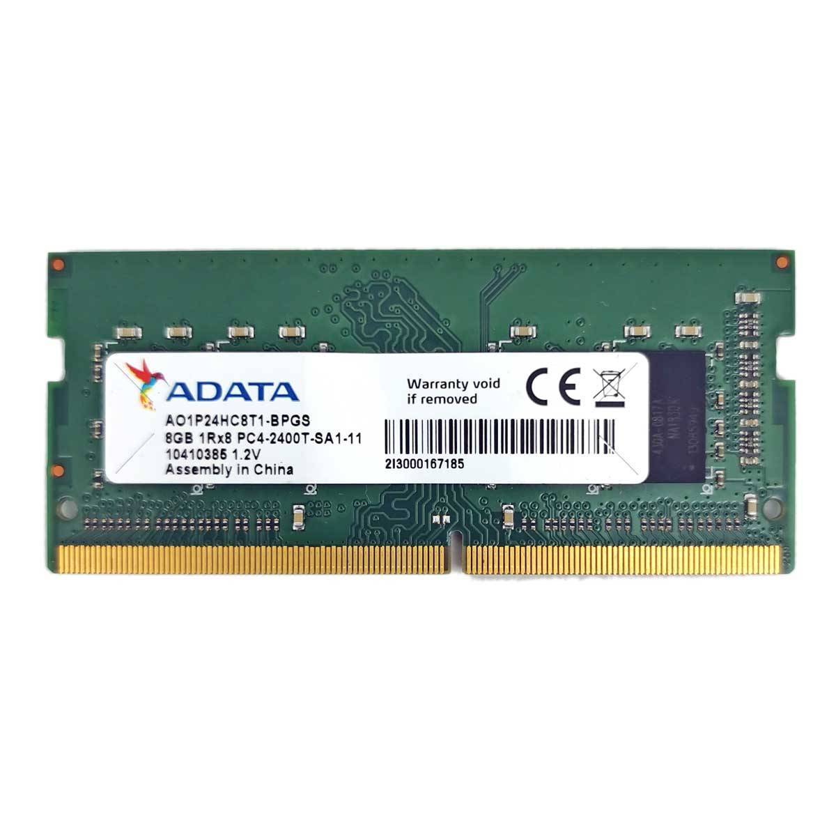 8192MB Adata DDR4 2400 1x8GB
