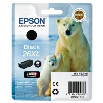EPSON T2621 XL schwarz Eisbär