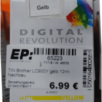 kompatible Tinte Brother LC900Y gelb Nachbau