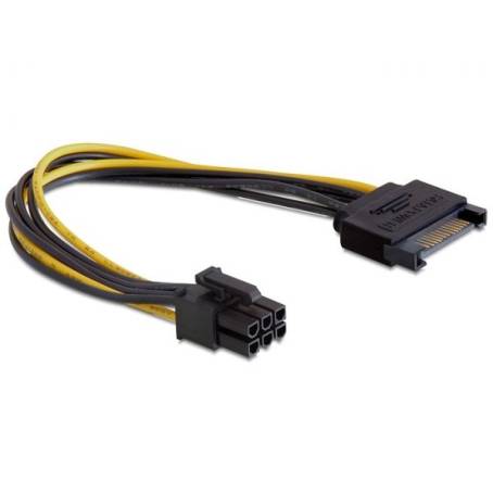 Kabel Stromadapter SATA auf 6pin PCIExpress