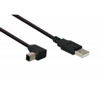 USB Kabel A/B 3m abgewinkelt USB2.0
