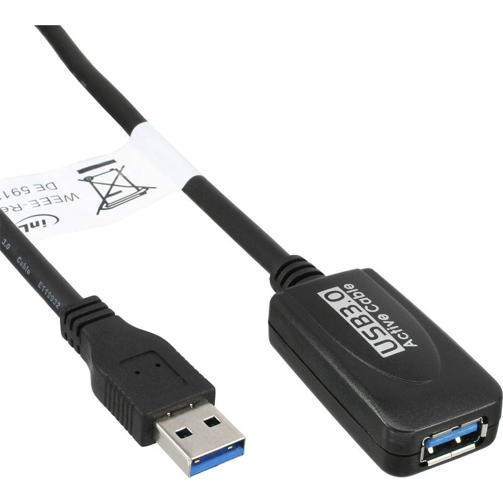 USB 3.0 Verlängerung 5m aktiv Inlin