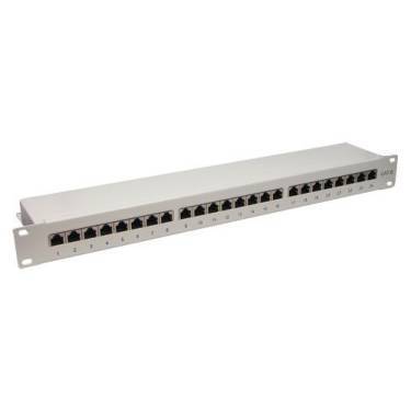 CAT6 Patchpanel 24-fach 19\"Patchfeld