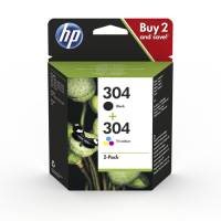 HP 304 3JB05AE schwarz +Farbe 120/100