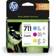 HP 711 29ml Tintenpatrone CMY 3-Pack