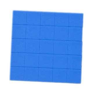 Wärmeleitpad 10x10x0.5mm blau 6W 25x