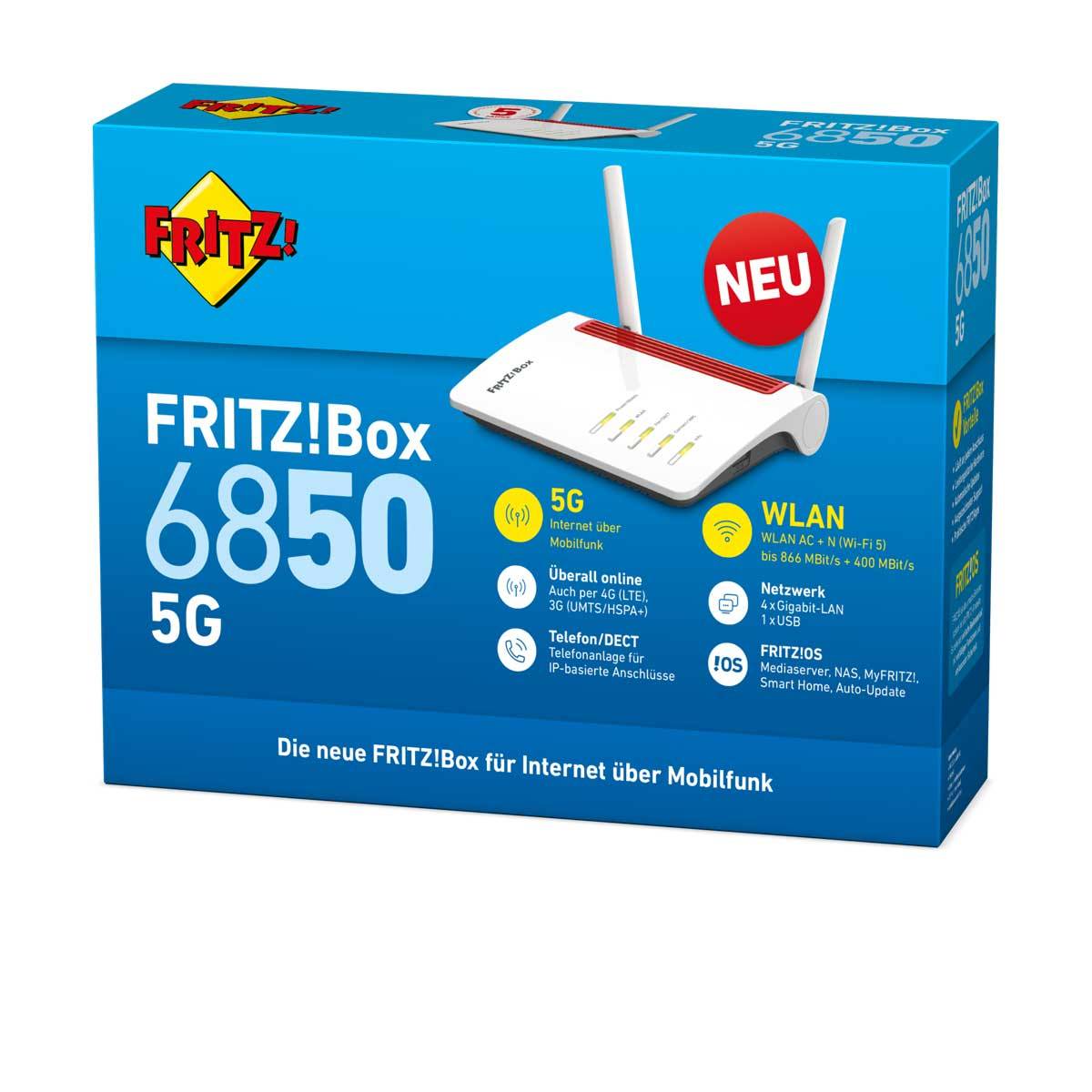 AVM Fritz BOX 6850 5G WLAN AC