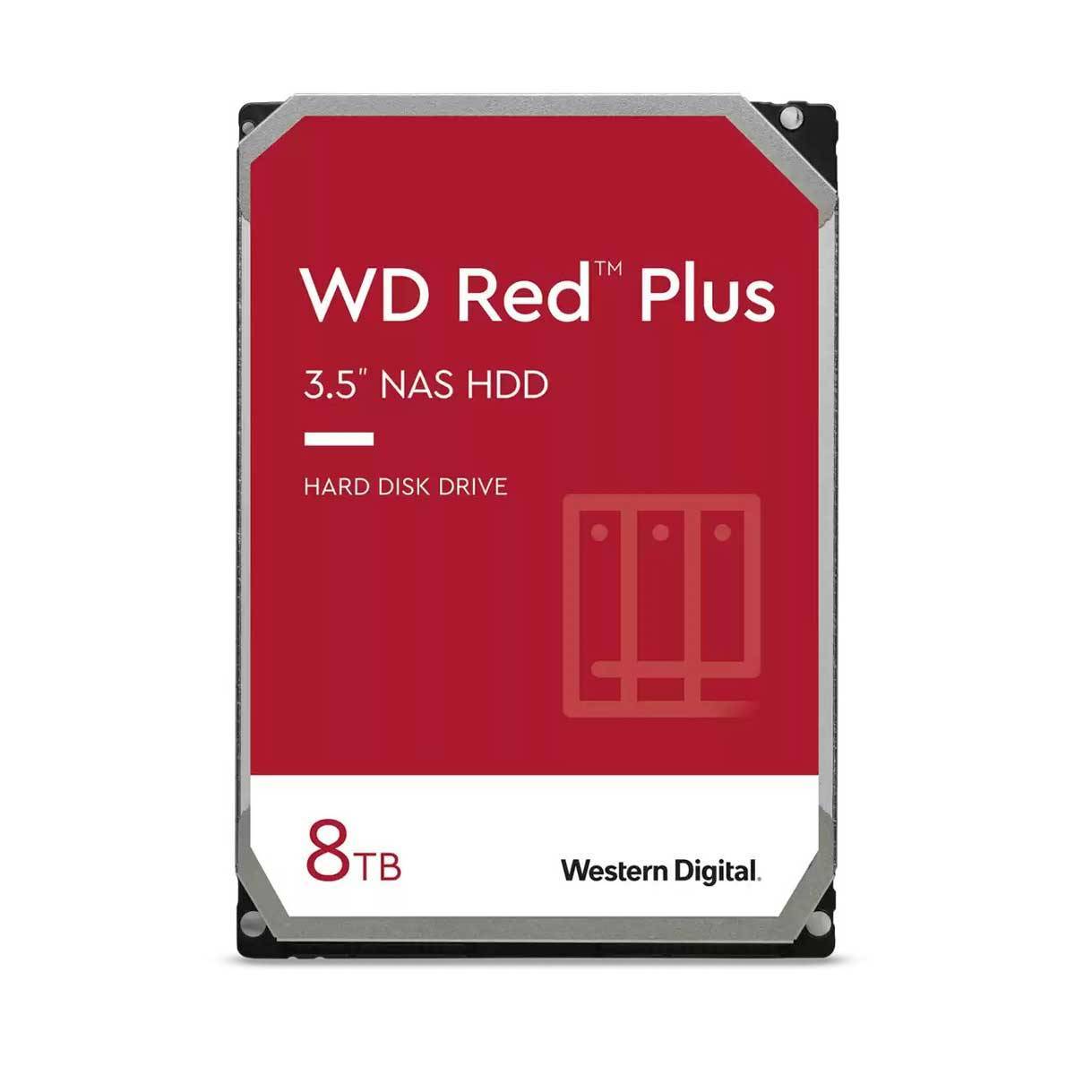 SATA Festplatte 6000GB WD60EFZZ RedPlus 5400 8TB NAS