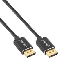 DisplayPort 1.4 Kabel Slim 8K4K schwarz vergoldete Kontakte 0,
