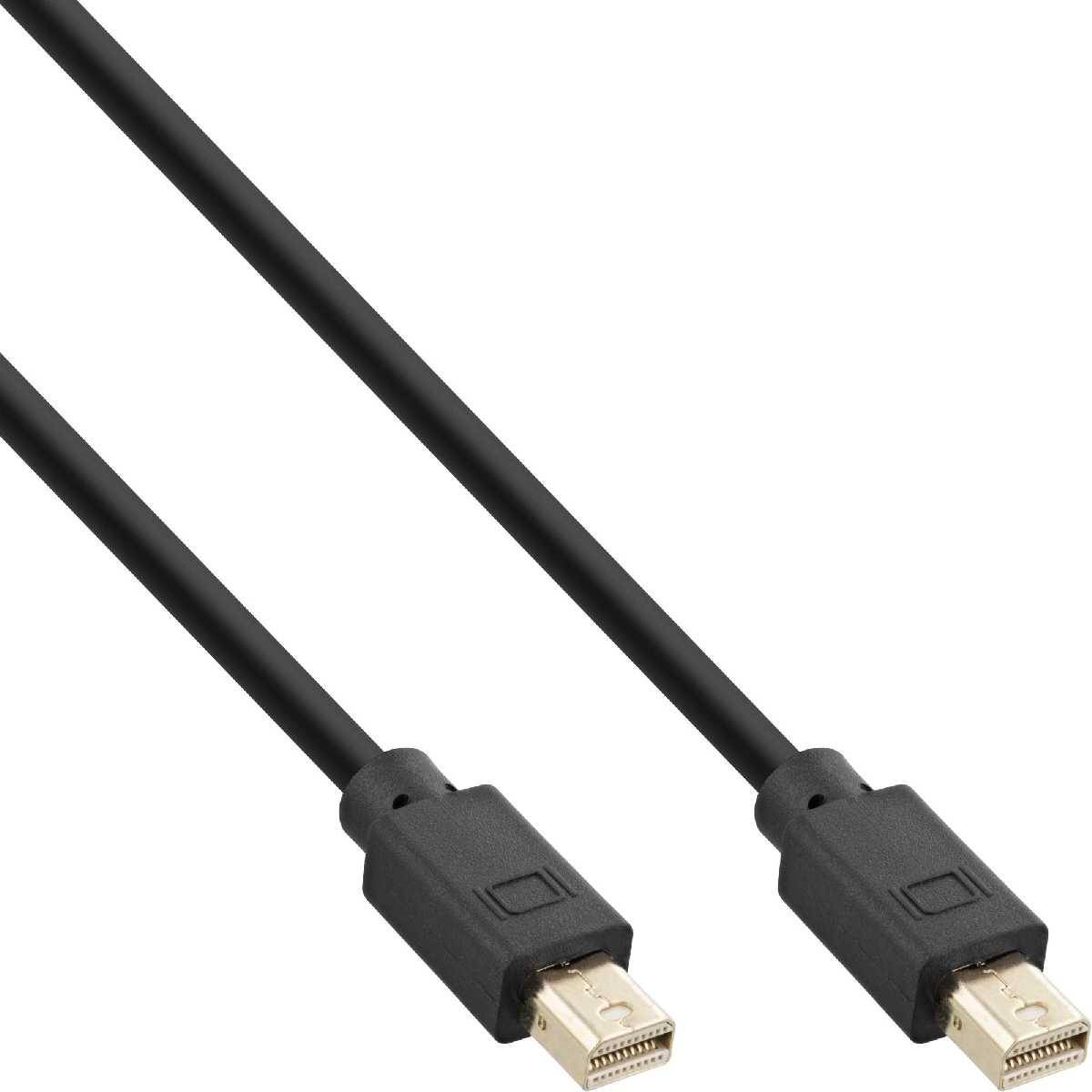 Mini DisplayPort 1.4 Kabel Stecker / Stecker schwarz/gold 1m