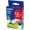 Brother TZE-435 LAMINATED TAPE 12MM 8M WHITE ON RED