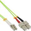 InLine LWL Duplex Kabel LC/SC 50/125µm OM5 2m