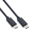 USB2 InLine USB 3.2 Gen.2 Kabel USB-C Stecker/Stecker schwarz 1m