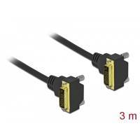 DVI Kabel 24+1 Stecker gewinkelt zu 24+1 Stecker gewinkelt 3 m Delock [85