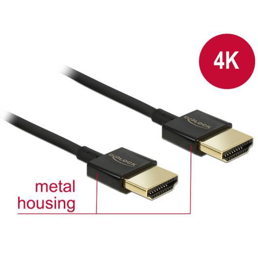 Kabel High Speed HDMI mit Ethernet - HDMI-A Stecker an HDMI-A Stecker 3D 4K