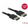Premium HDMI Kabel 4K 60 Hz schwarz 1,5 m Delock [85216]