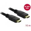 Aktives HDMI Kabel 4K 60 Hz schwarz 10 m Delock [85284]