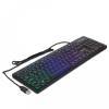 USB Tastatur kabelgebunden 1,5 m schwarz mit RGB Beleuchtung Delock [1262