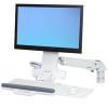 Ergotron STYLEVIEW SIT-STAND COMBO ARM BRIGHT WHITE TEXTURE