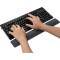 Mousepad Tastatur-Pad schwarz Gel Handballenauflage 464x60x23mm