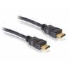 Delock HDMI Kabel Ethernet A auf A Stecker auf Stecker 3.00m 4K Gold